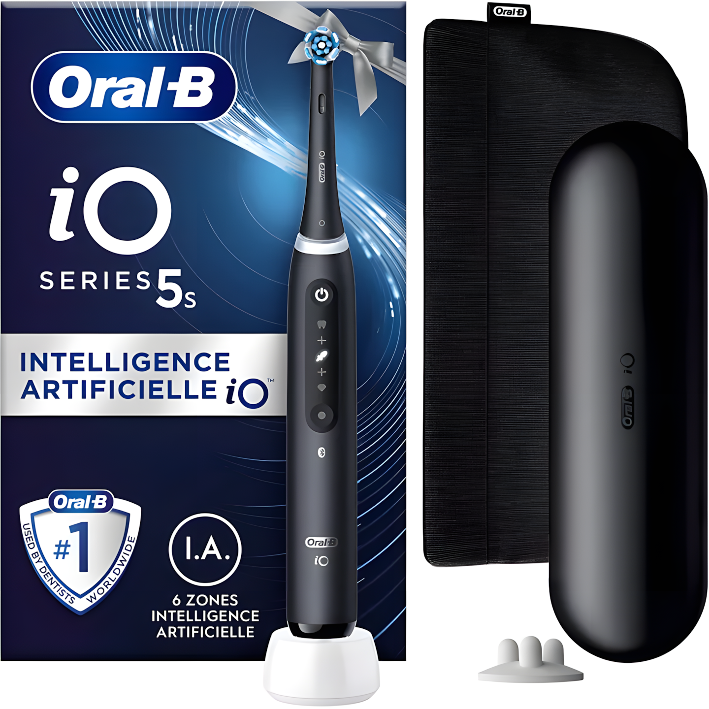 Brosse à Dents Électrique Oral-B iO5 Noir Mat