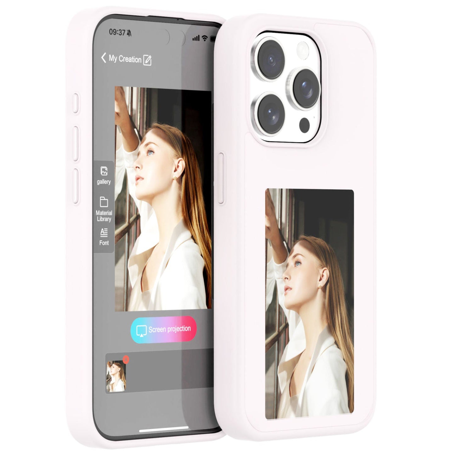 PhotoInk Case - La Coque avec Écran E-Ink pour iPhone