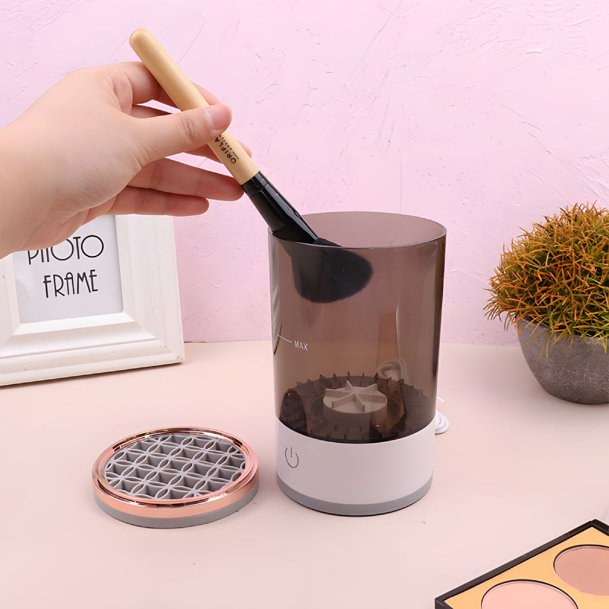 Nettoyeur Automatique de Pinceaux de Maquillage